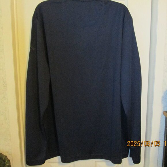 NWT Men's Navy Calloway Golf 3/4 Zip Pullover Top Size Large - Picture 7 of 8